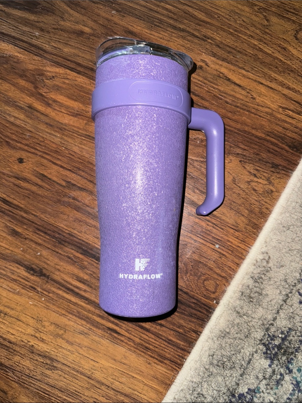 HydraFlow Purple Insulated Travel Mug with Handle 40 oz